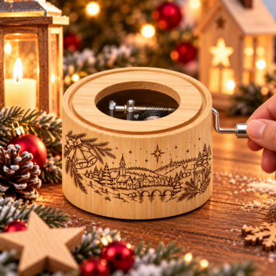 Weihnachtliche-Spieluhr-im-Kerzenschein