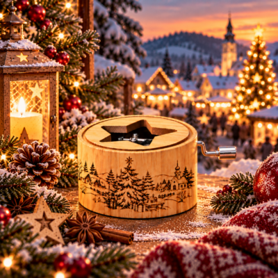 Weihnachtliche-Spieluhr-im-Winterdorf-3