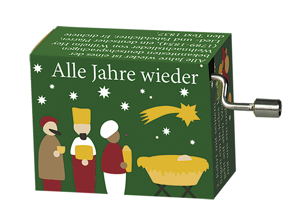 Spieluhr „Alle Jahre wieder“ – Weihnachts-Design