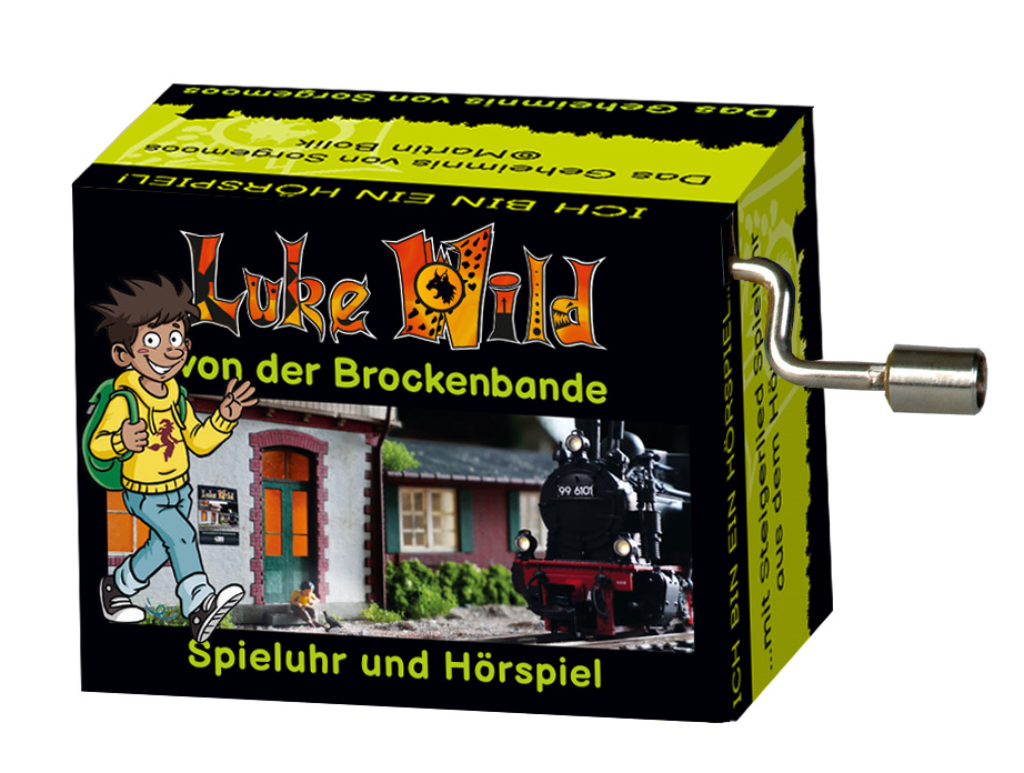 Hörspieluhr, „Steigerlied“ – Luke Wild von der Brockenbande – Inkl. Hörspiel als QR-Code!