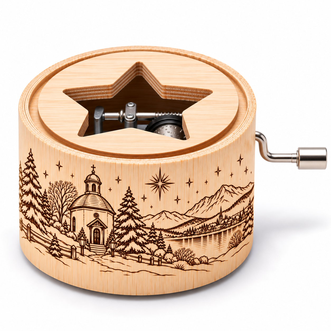 Spieluhr Stille Nacht, heilige Nacht – Stille-Nacht-Kapelle Oberndorf | Kurbelwerk Christmas Edition