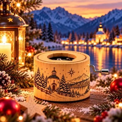 Weihnachtliche-Spieluhr-am-Alpen-See
